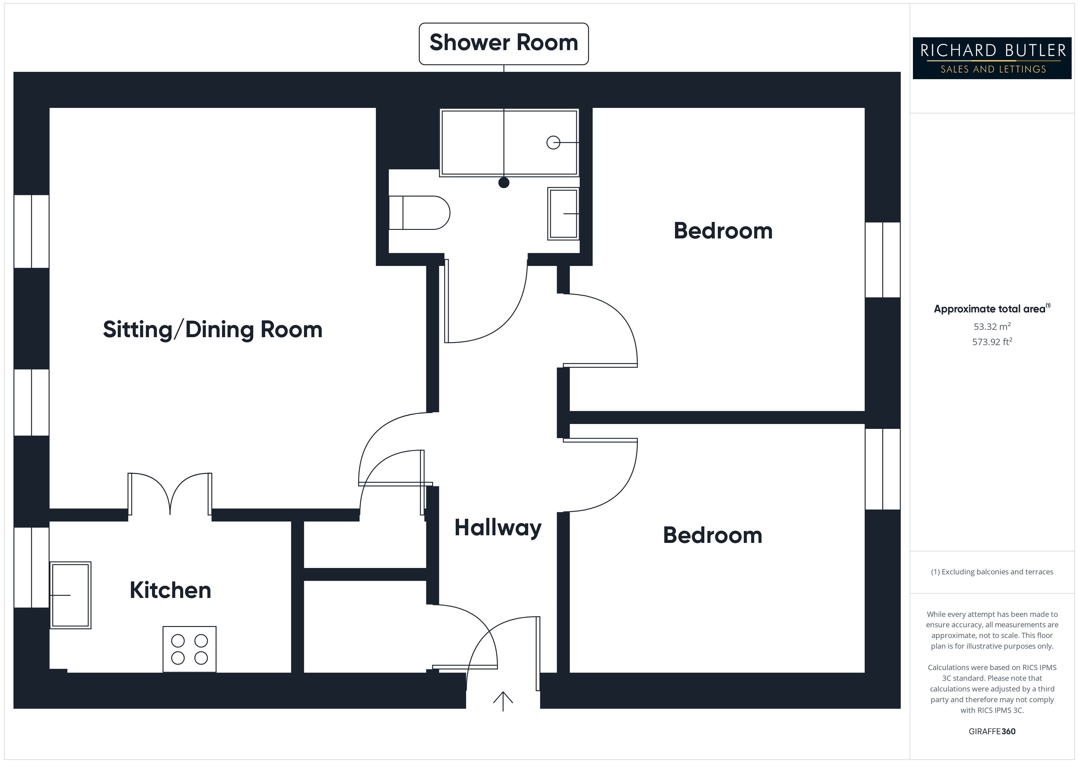 Flat 35, Wallace Court,, Station Street, Herefordshire floorplan