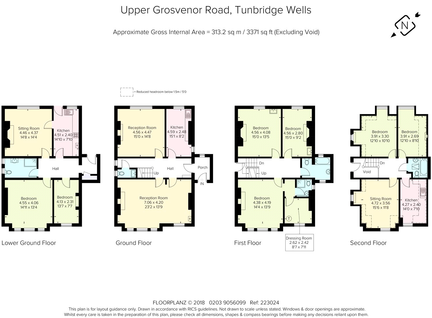 7 Bedrooms Detached house for sale in Upper Grosvenor Road, Tunbridge Wells, Kent TN1