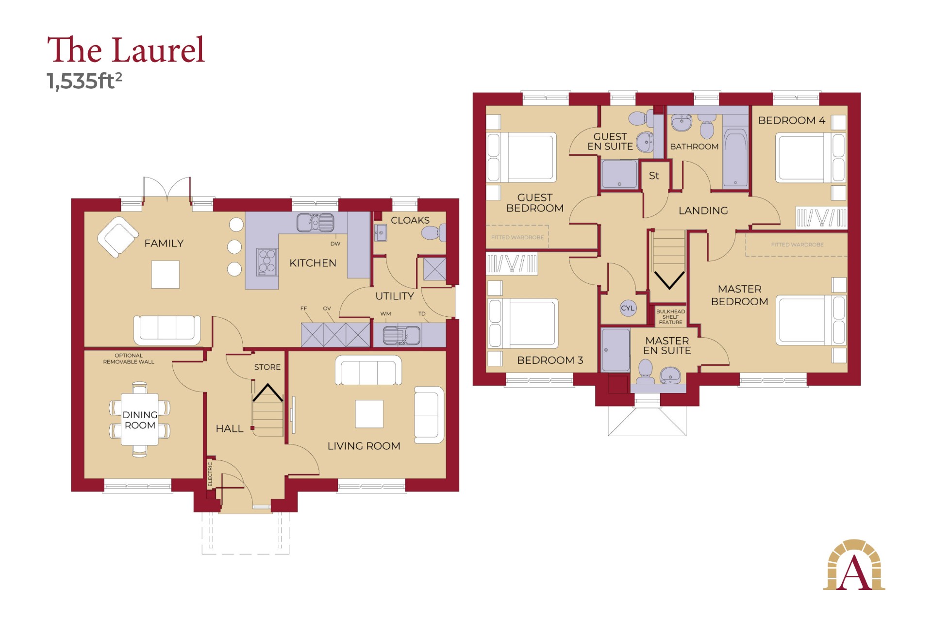 The Laurel, Bailey Green, Off Lynchet Road, Malpas floorplan