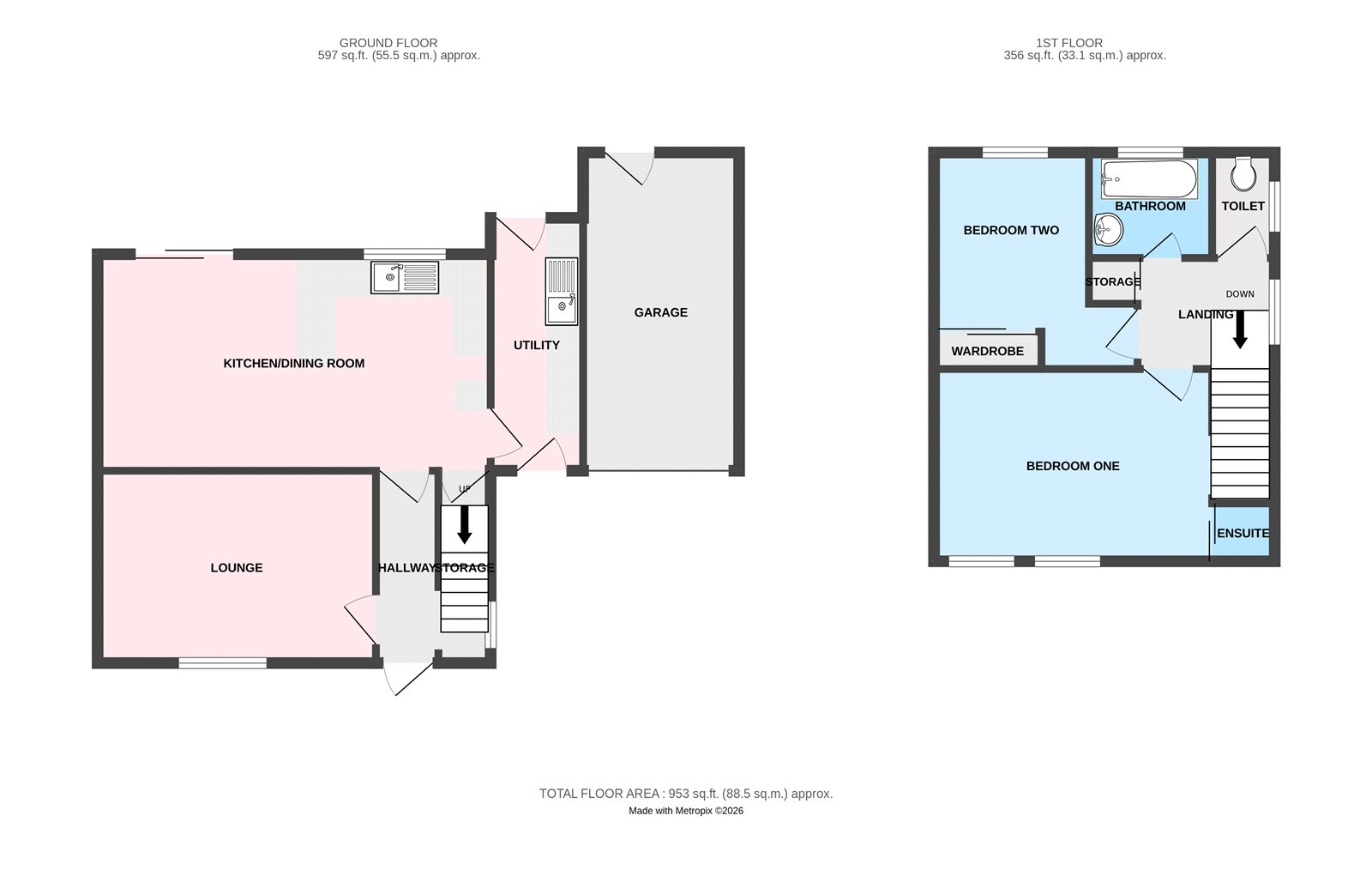 86, Redhurst Drive, Wolverhampton floorplan