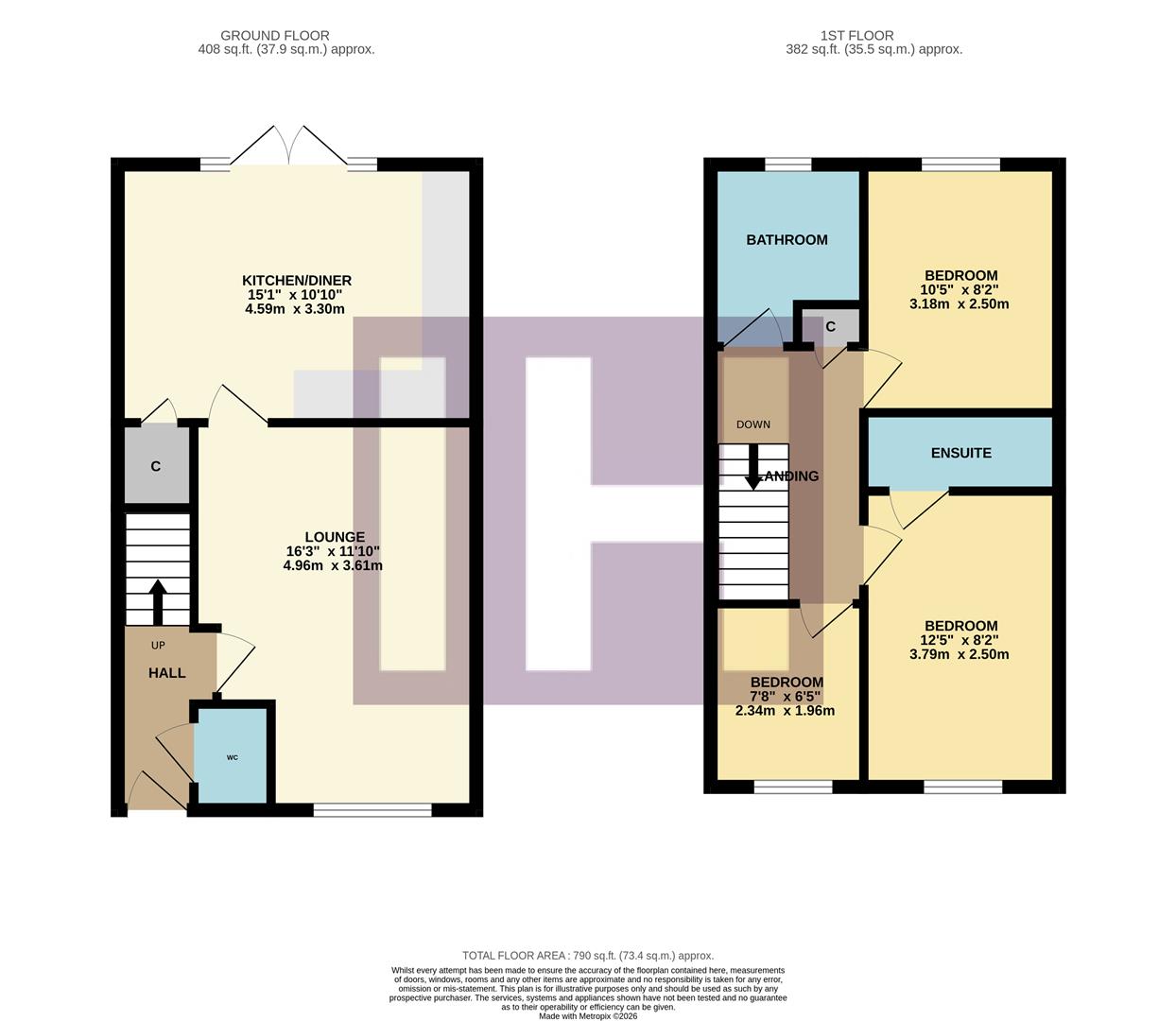 8, Thringarth Close, Stockton-On-Tees floorplan