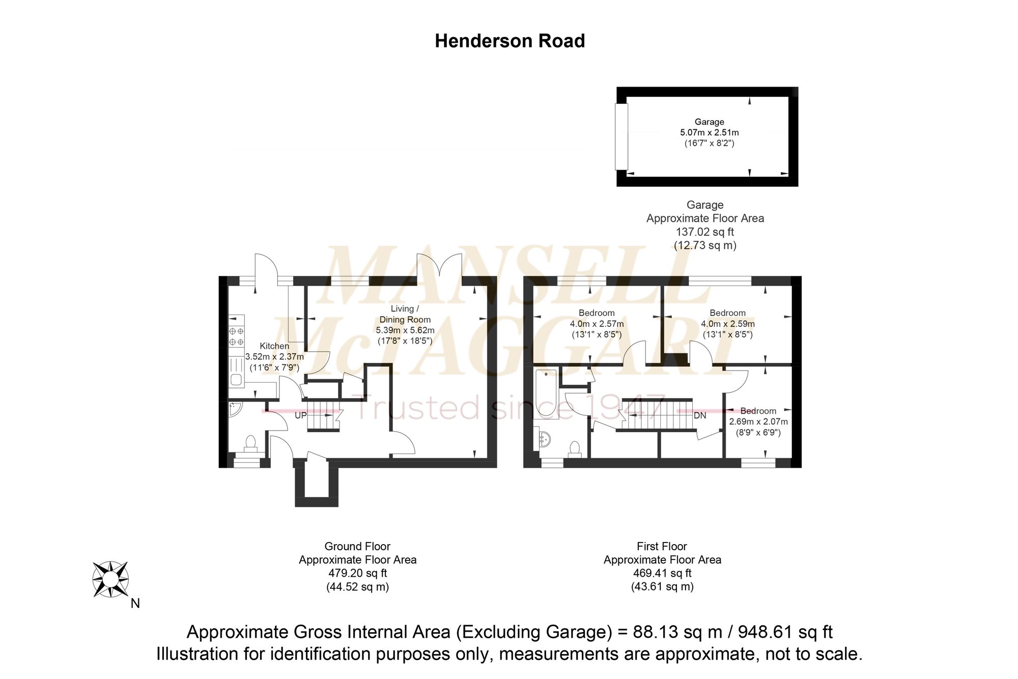 3 Shinwell Walk Henderson Road, Crawley floorplan