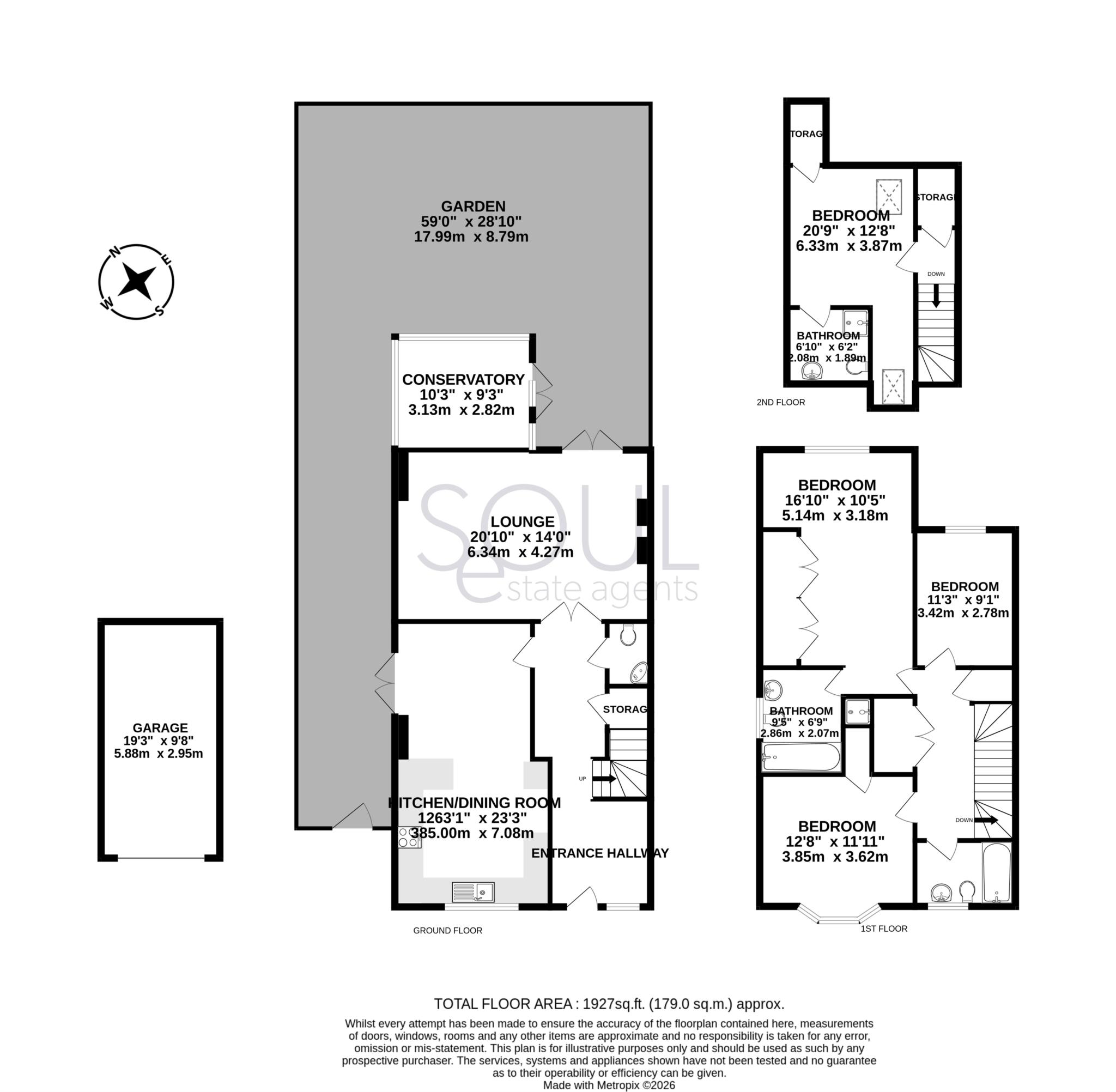 9, St Pauls Mews, Dorking floorplan