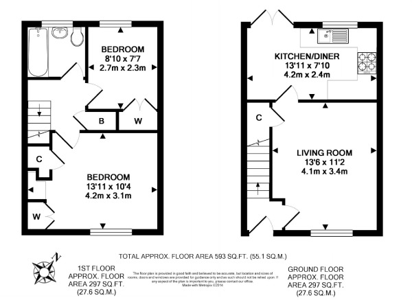 2 Bedrooms End terrace house for sale in Wastfield, Corsham SN13