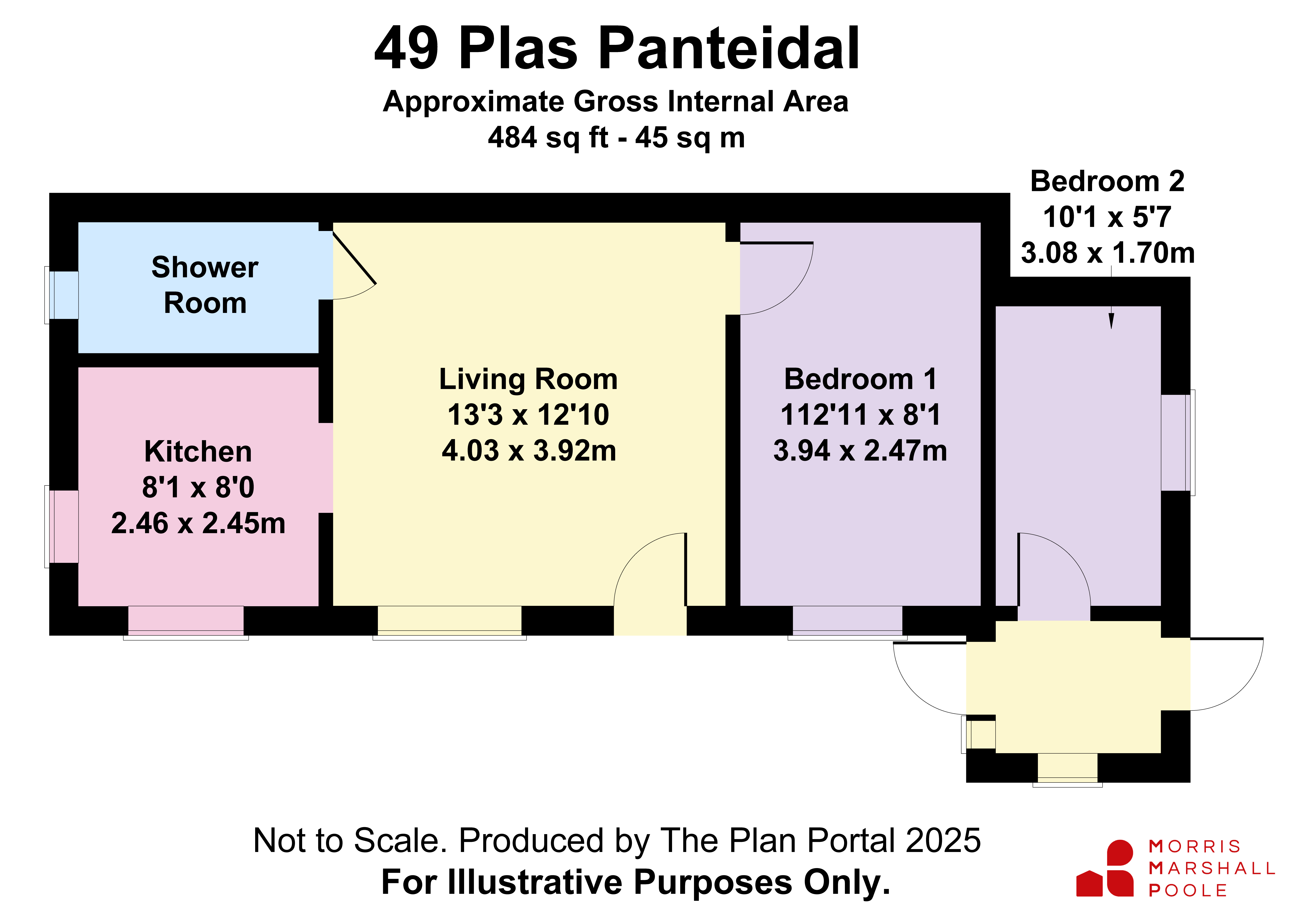 49, Plas Panteidal, Aberdyfi floorplan