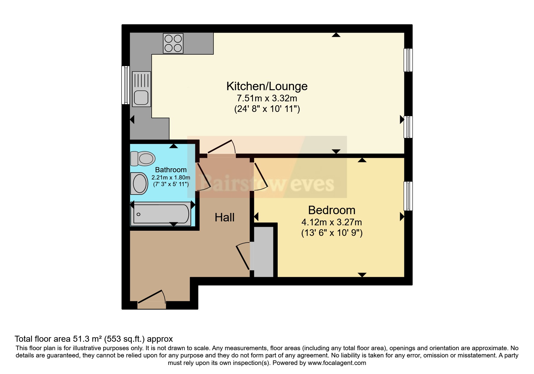 5 Roding Apartments,, Redgrave Road, Essex floorplan