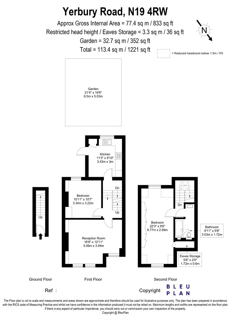 59b, Yerbury Road, London floorplan