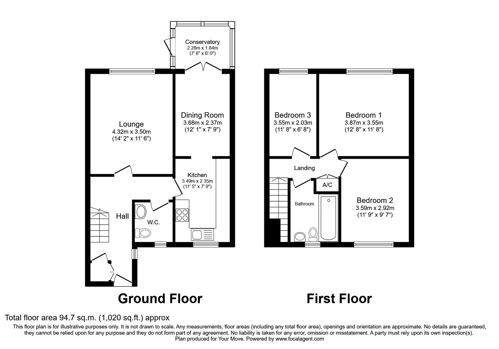 295, Burford, Shropshire floorplan