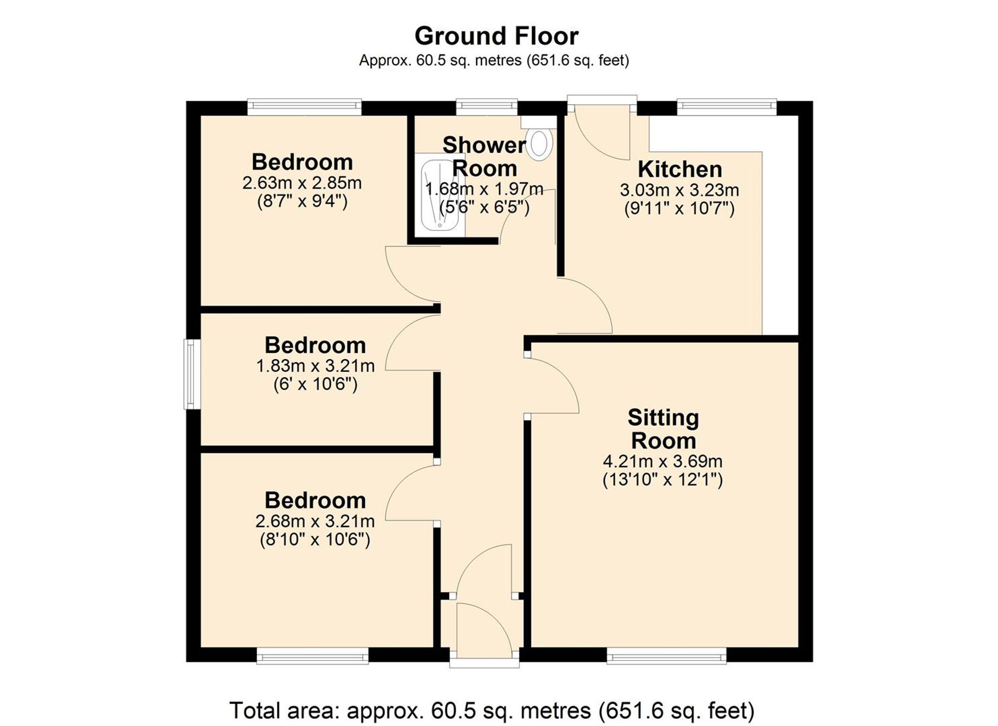 1 Athol Crescent, Wigan floorplan
