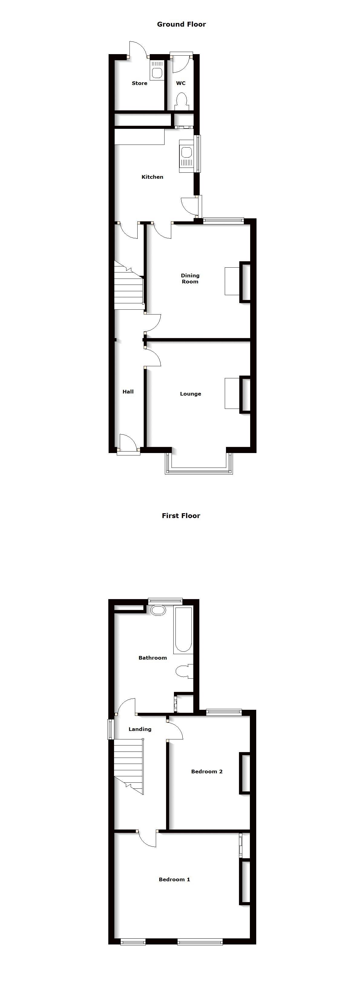 2 Bedrooms Semi-detached house for sale in Park Road, Congleton CW12