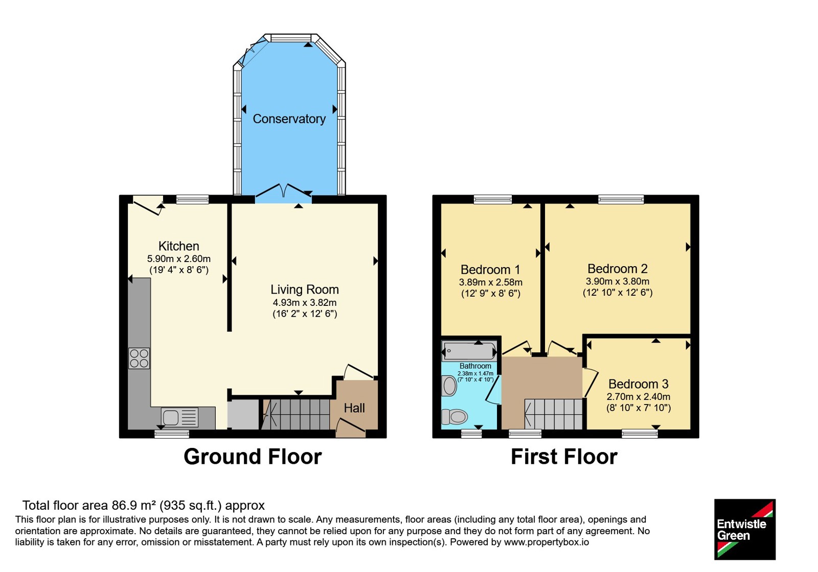 63, Wordsworth Road, Lancashire floorplan