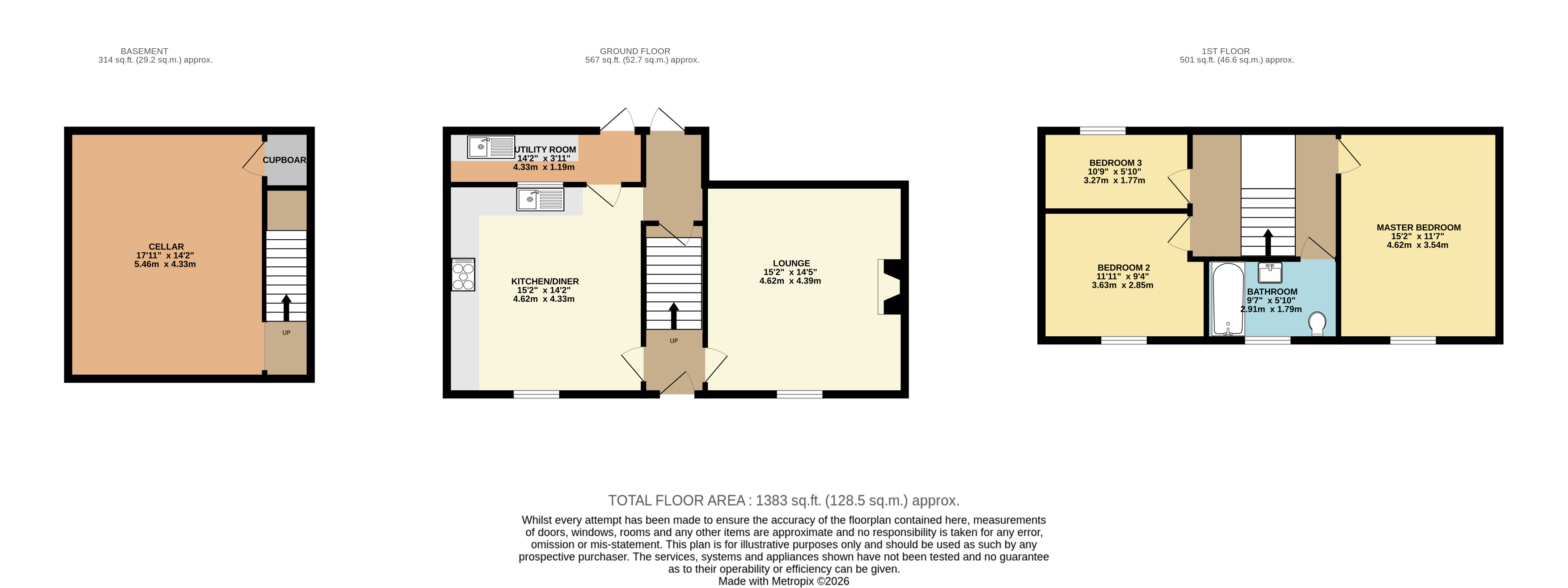 42, Whitcliffe Road, Cleckheaton floorplan