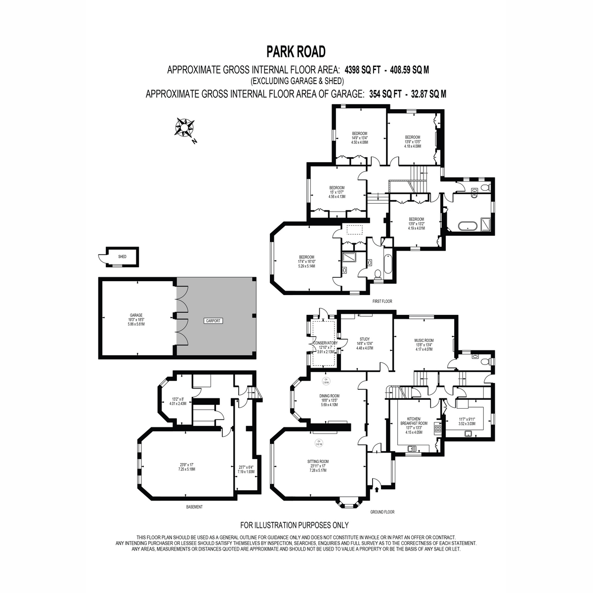 38, Park Road, Kenley floorplan