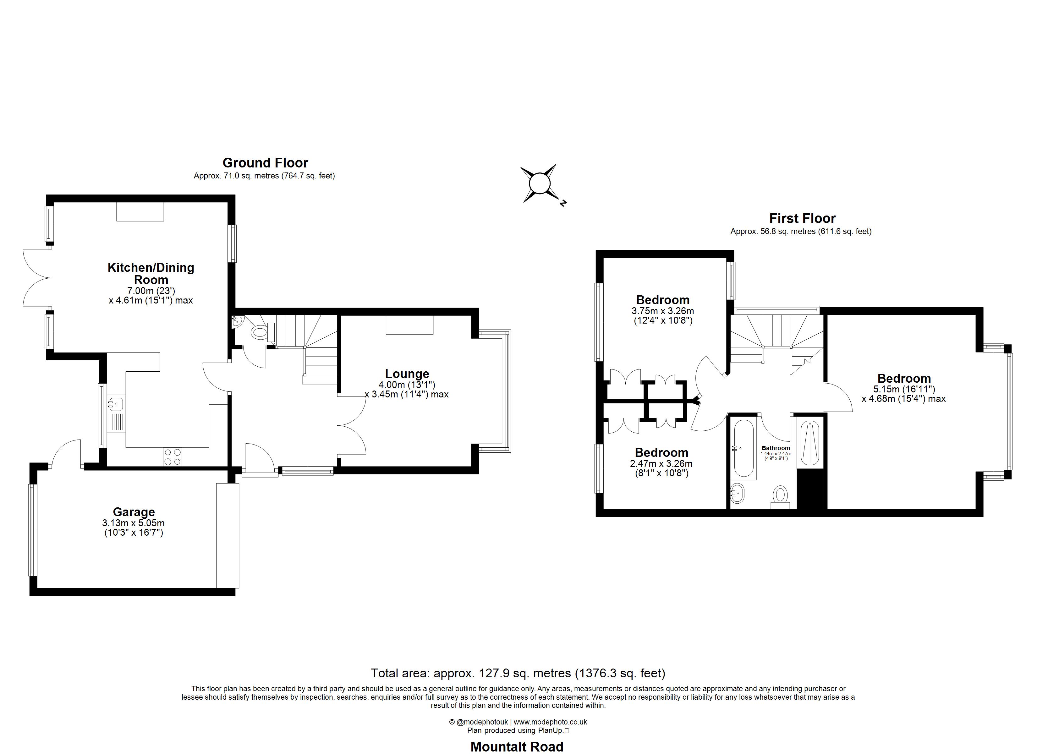 Montalt Road, Woodford Green, Essex, IG8 floorplan