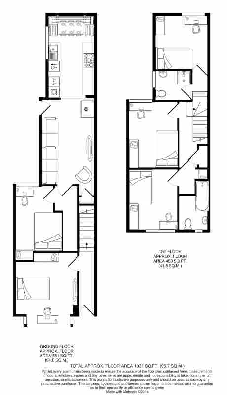 61, Derby Grove, Nottingham floorplan
