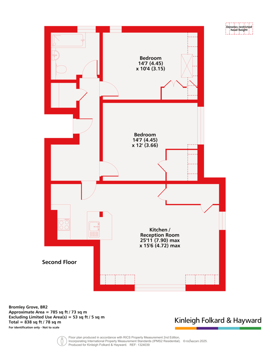 Flat 2, 19, Bromley Grove, Kent floorplan