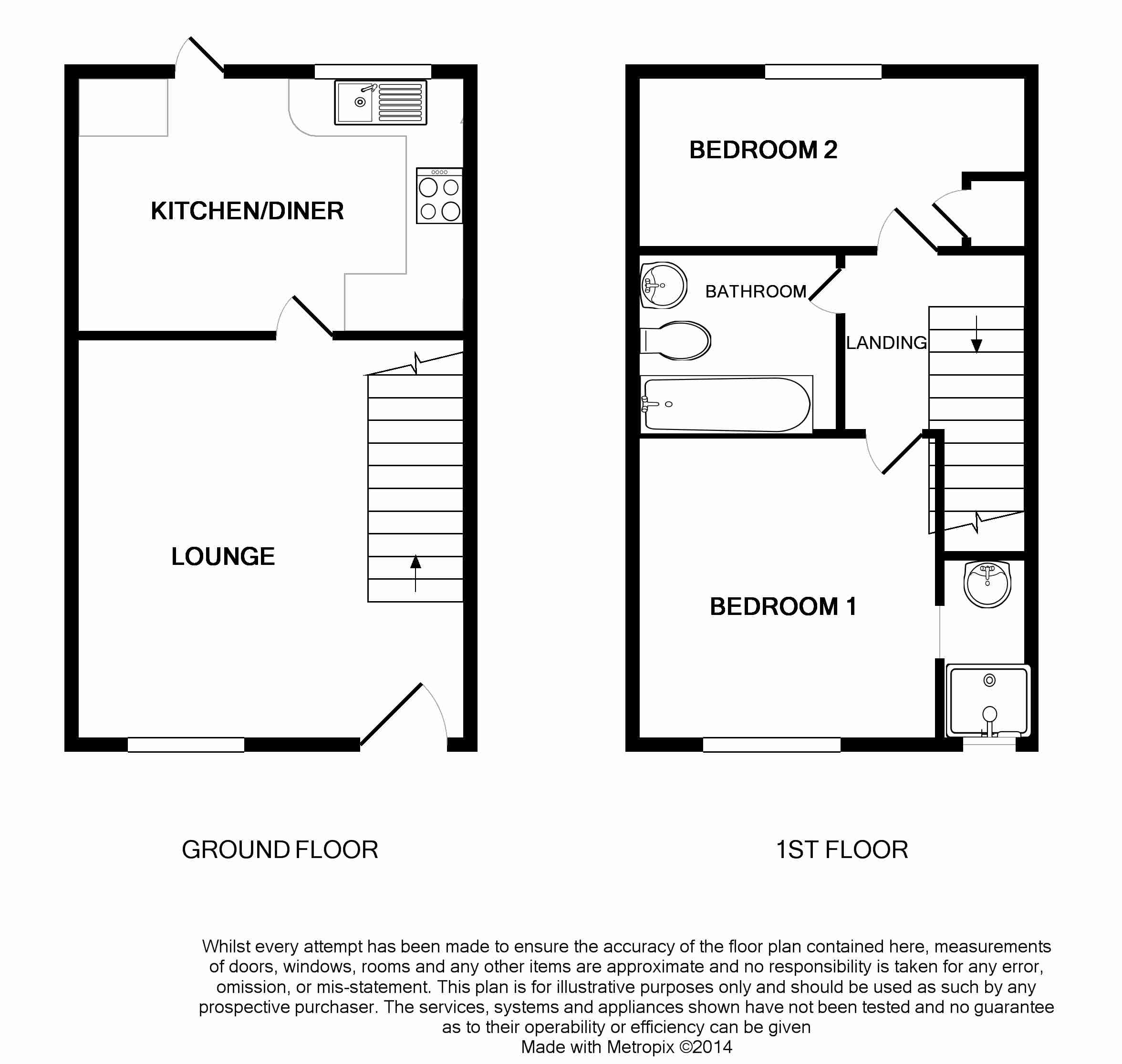 2 Bedrooms Terraced house to rent in Bampton Croft, Emersons Green, Bristol BS16