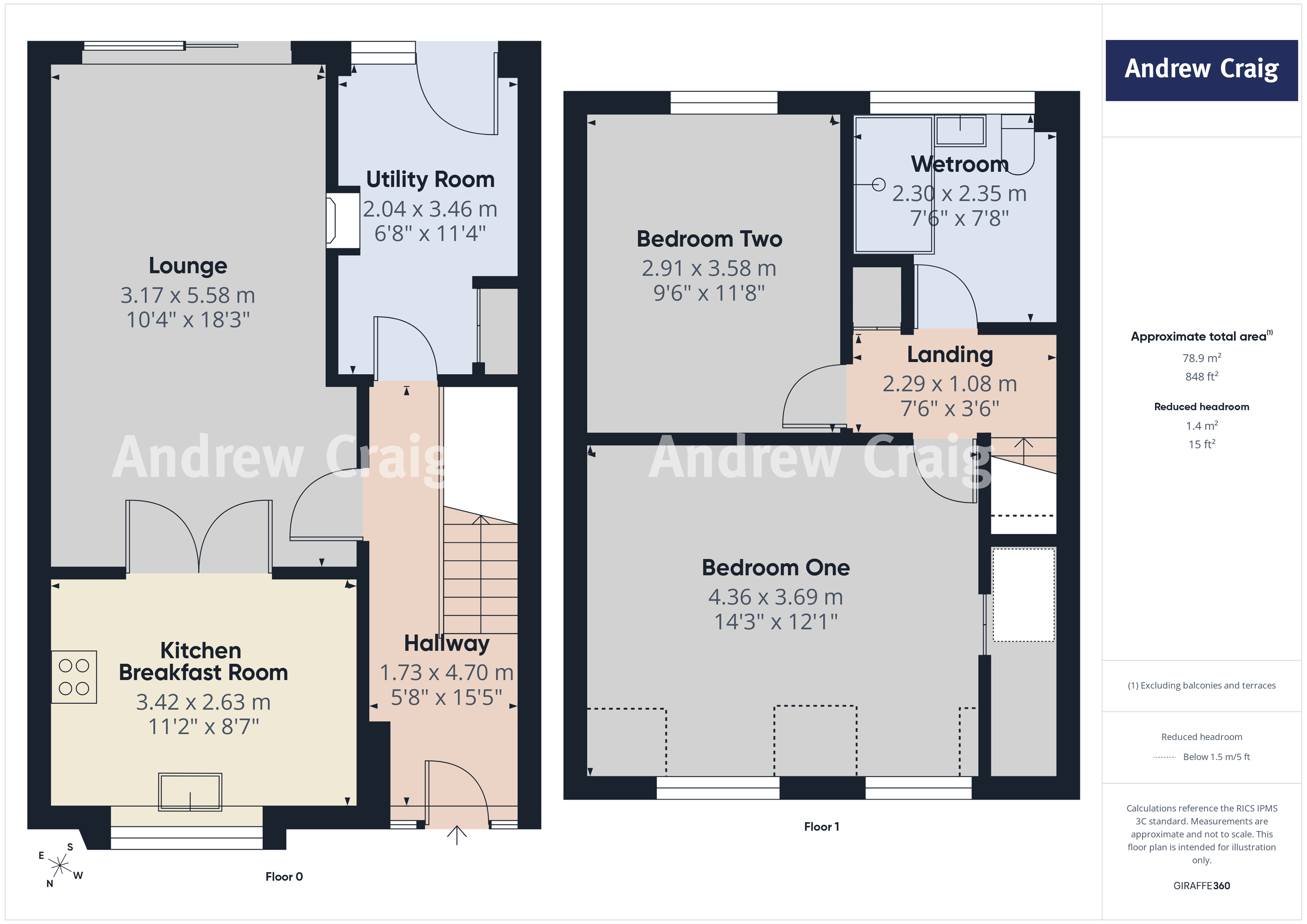 17 Brodie Close, South Shields floorplan