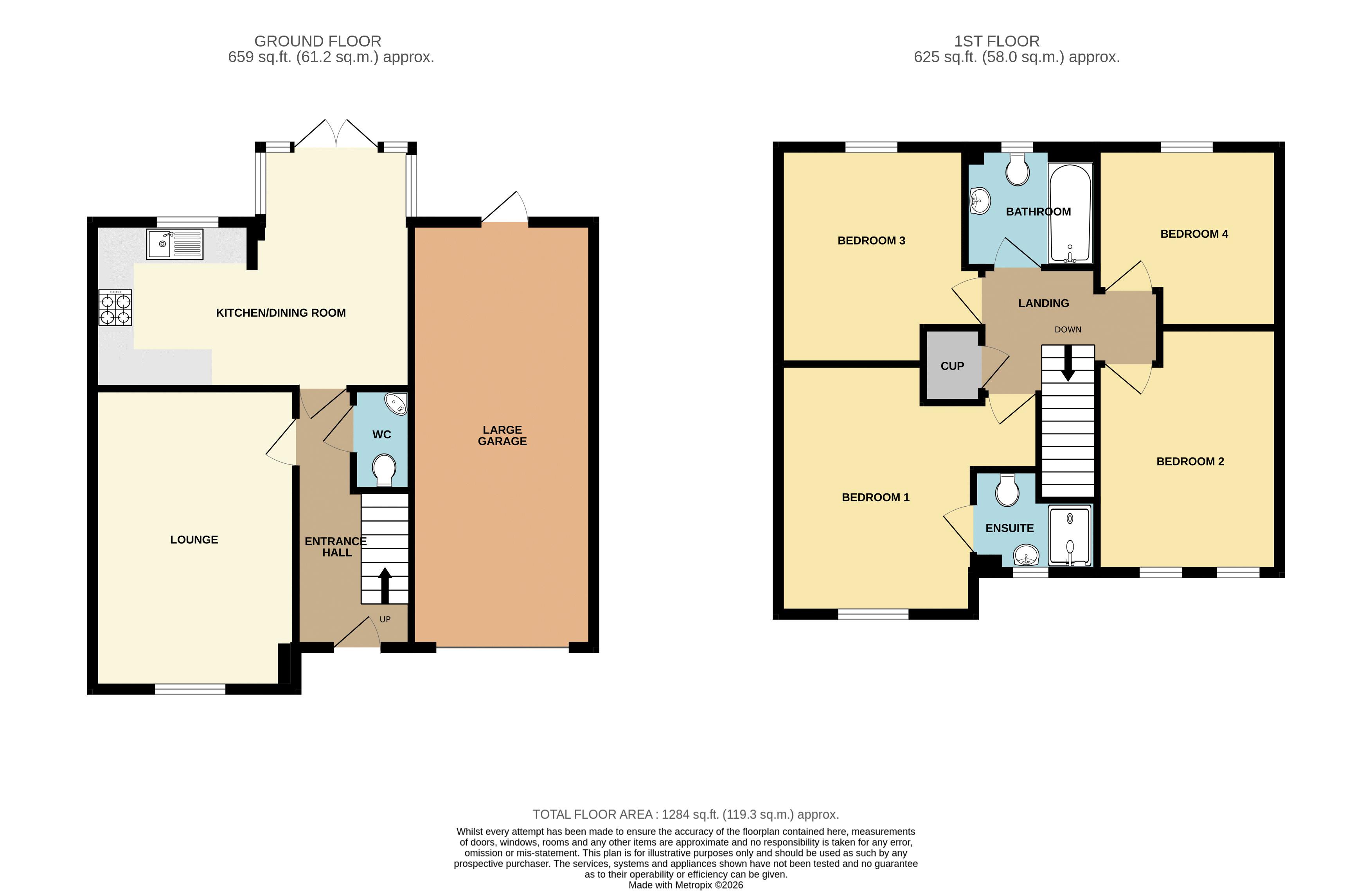 12, Hafner Green, Weston-Super-Mare floorplan