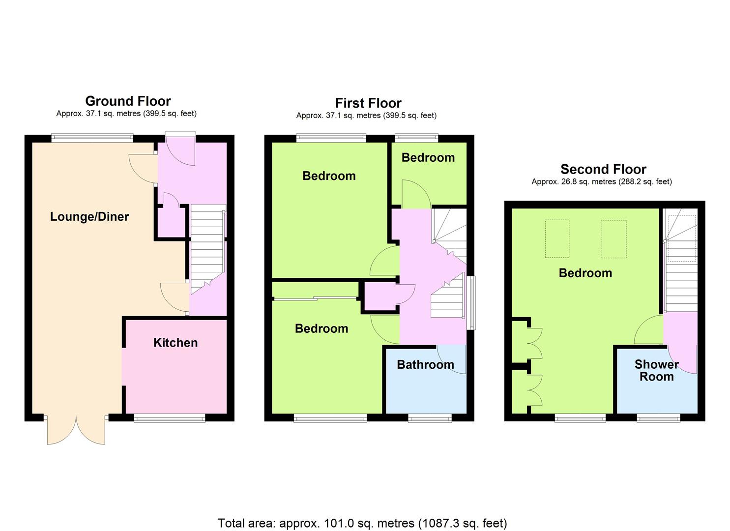 22, Lenhurst Way, Worthing floorplan