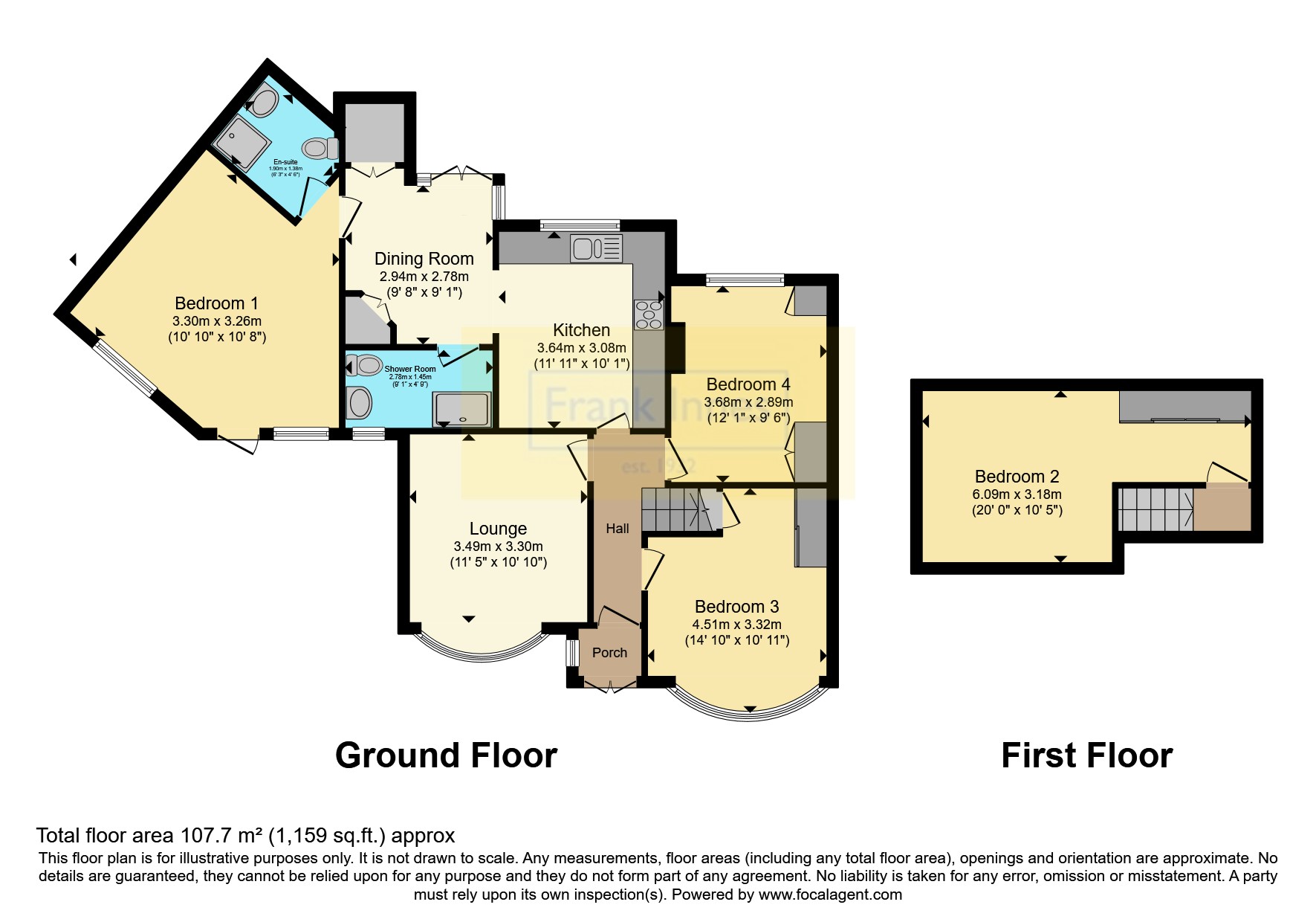 42, Shakespeare Drive, Leicester floorplan