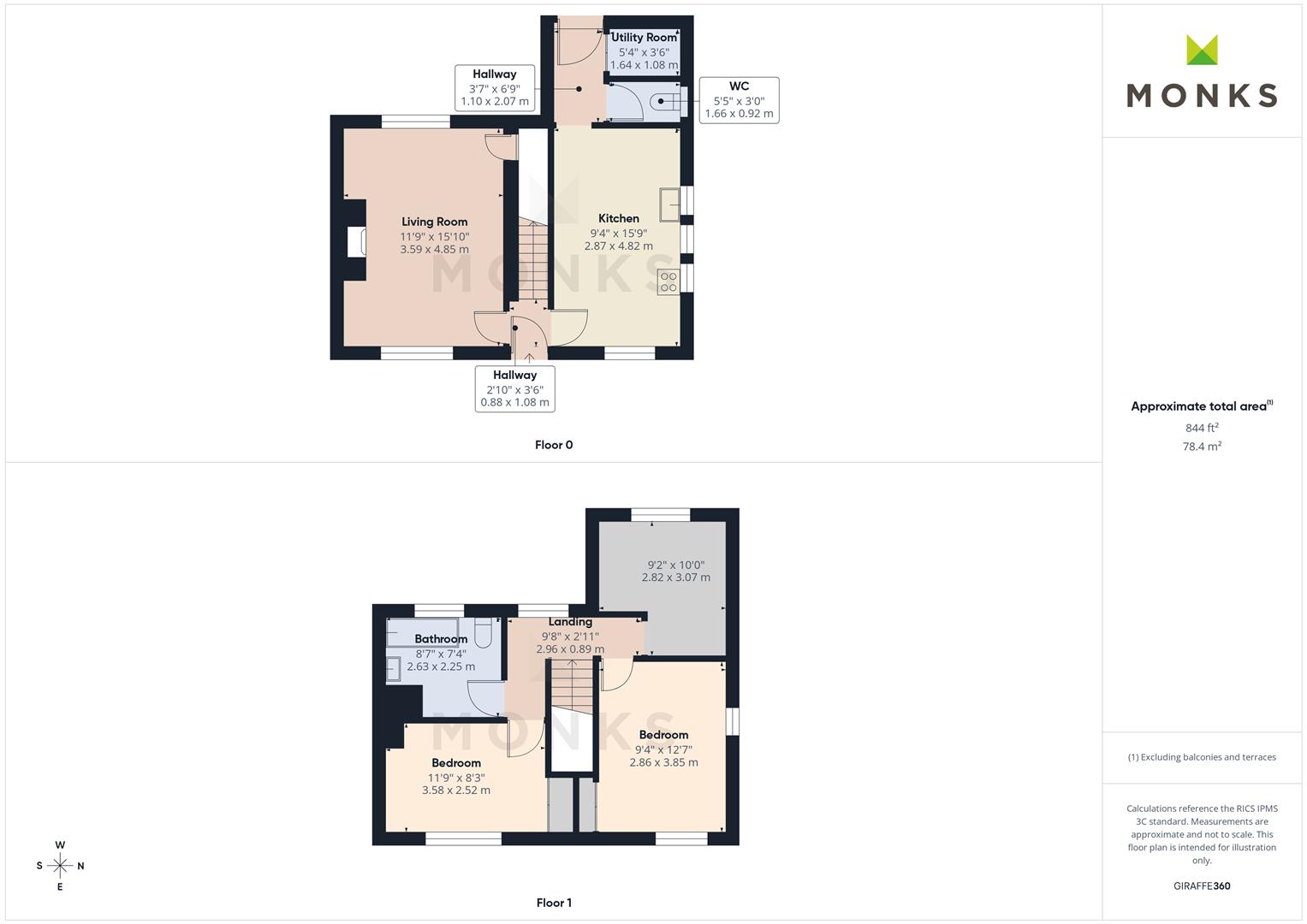 2, Walcot Road, Shrewsbury floorplan