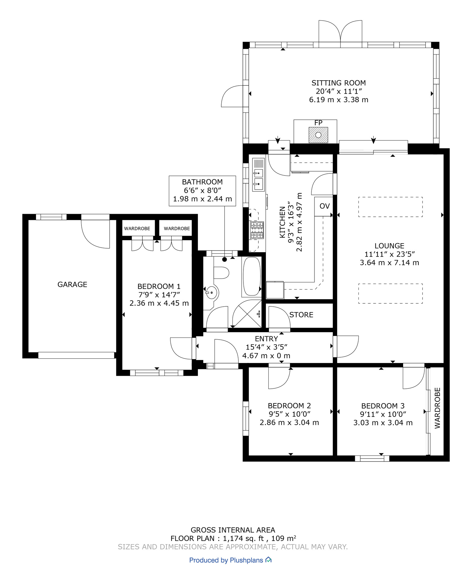 2 Beechwood Grove, Glasgow floorplan