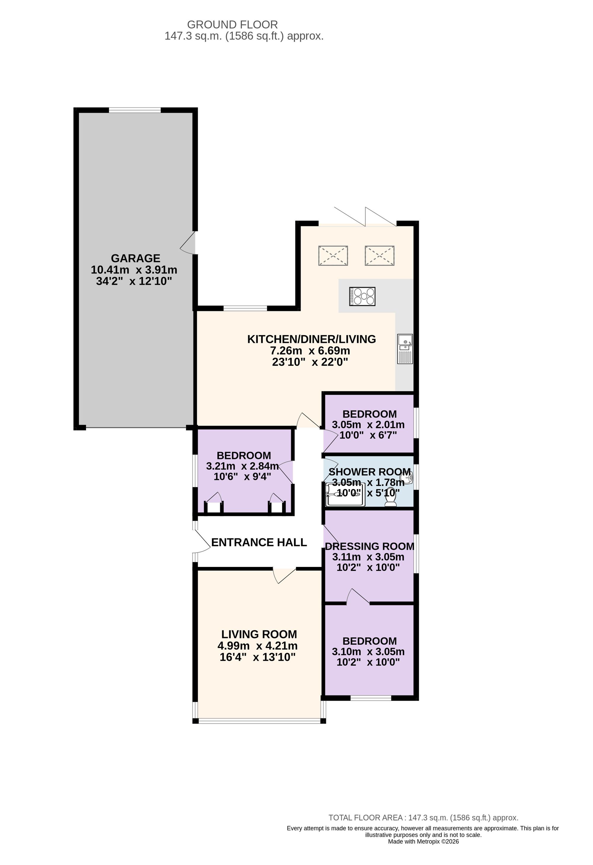 34 Preston Road, Preston floorplan