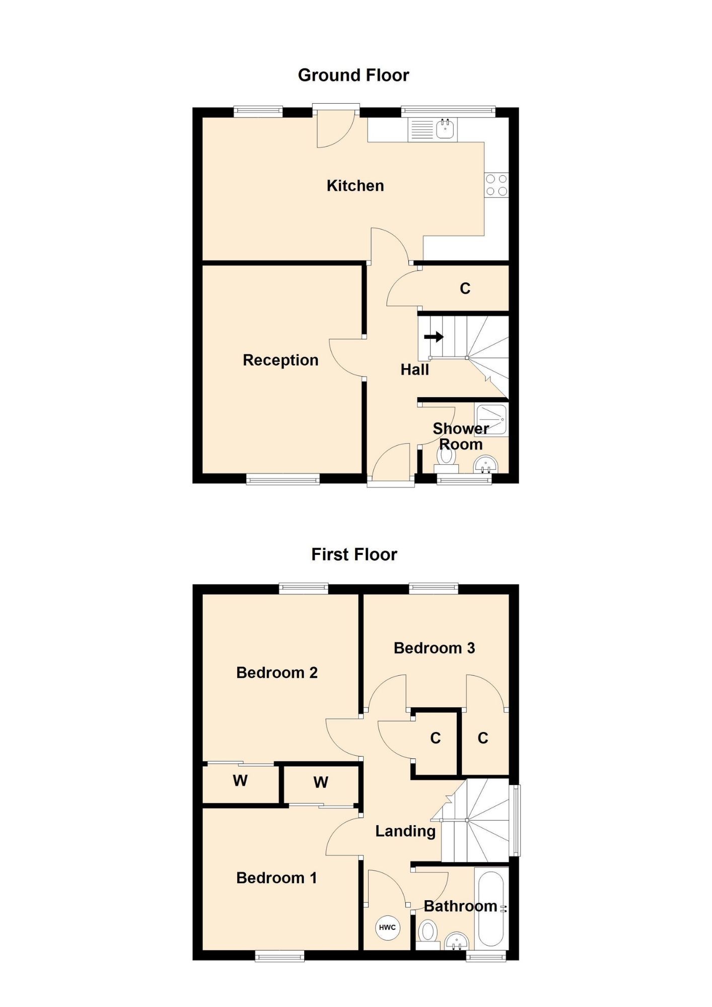 13, Muirfield Drive, Brora floorplan