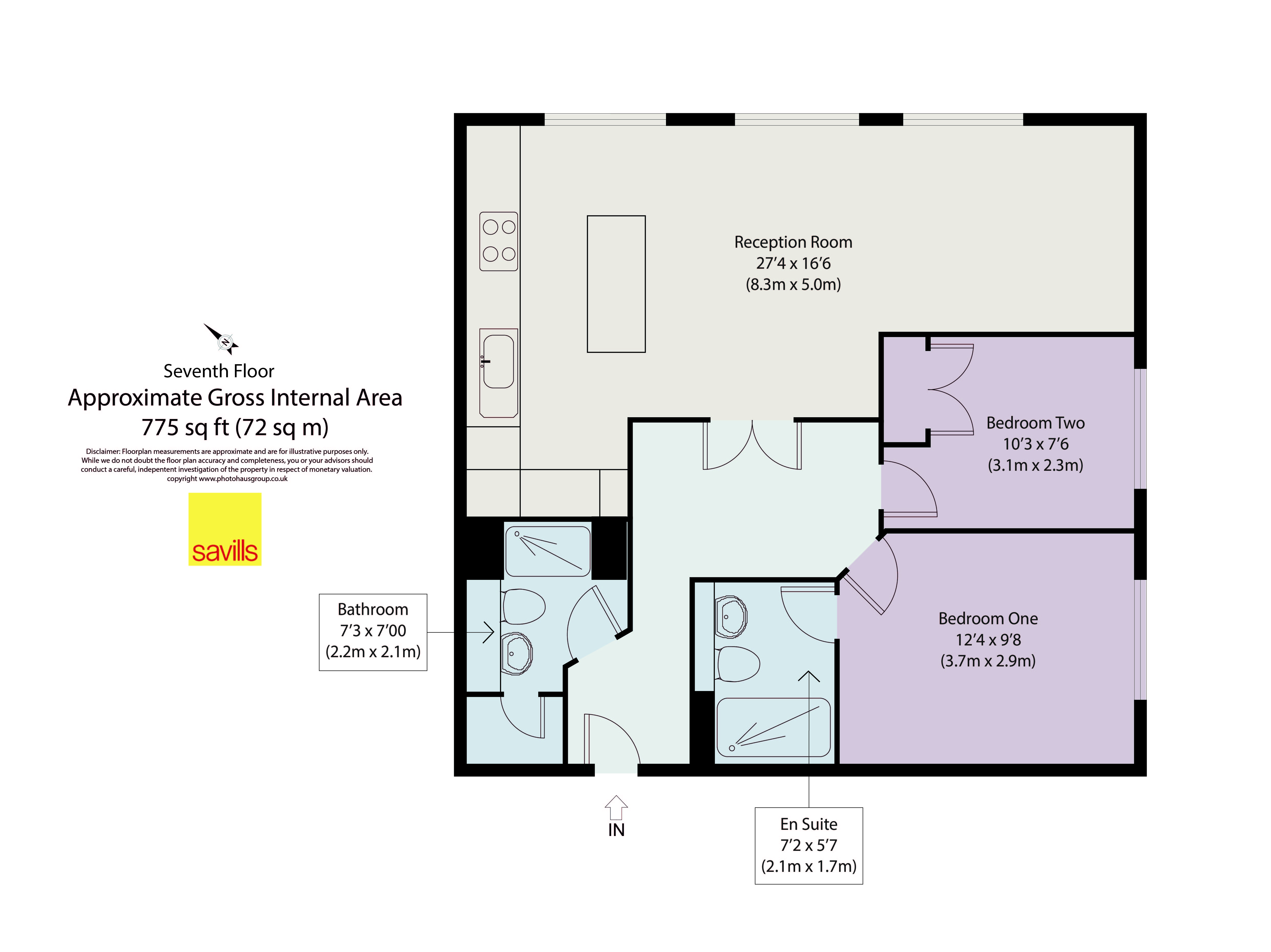 Flat 702, Whitehouse Apartments, 9, Belvedere Road, London floorplan