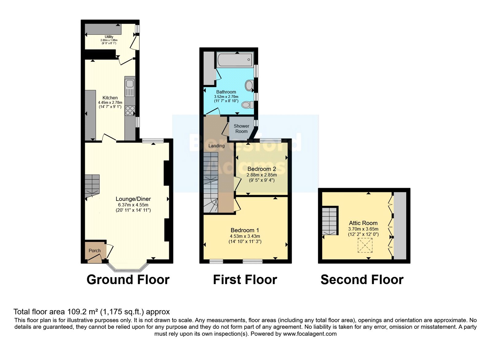 3, Cambrian Terrace, Gwynedd floorplan