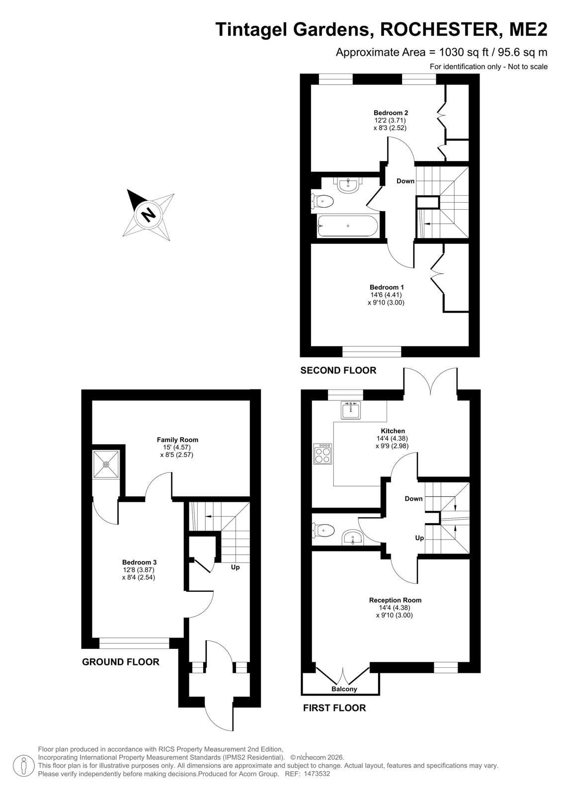 16, Tintagel Gardens, ROCHESTER floorplan