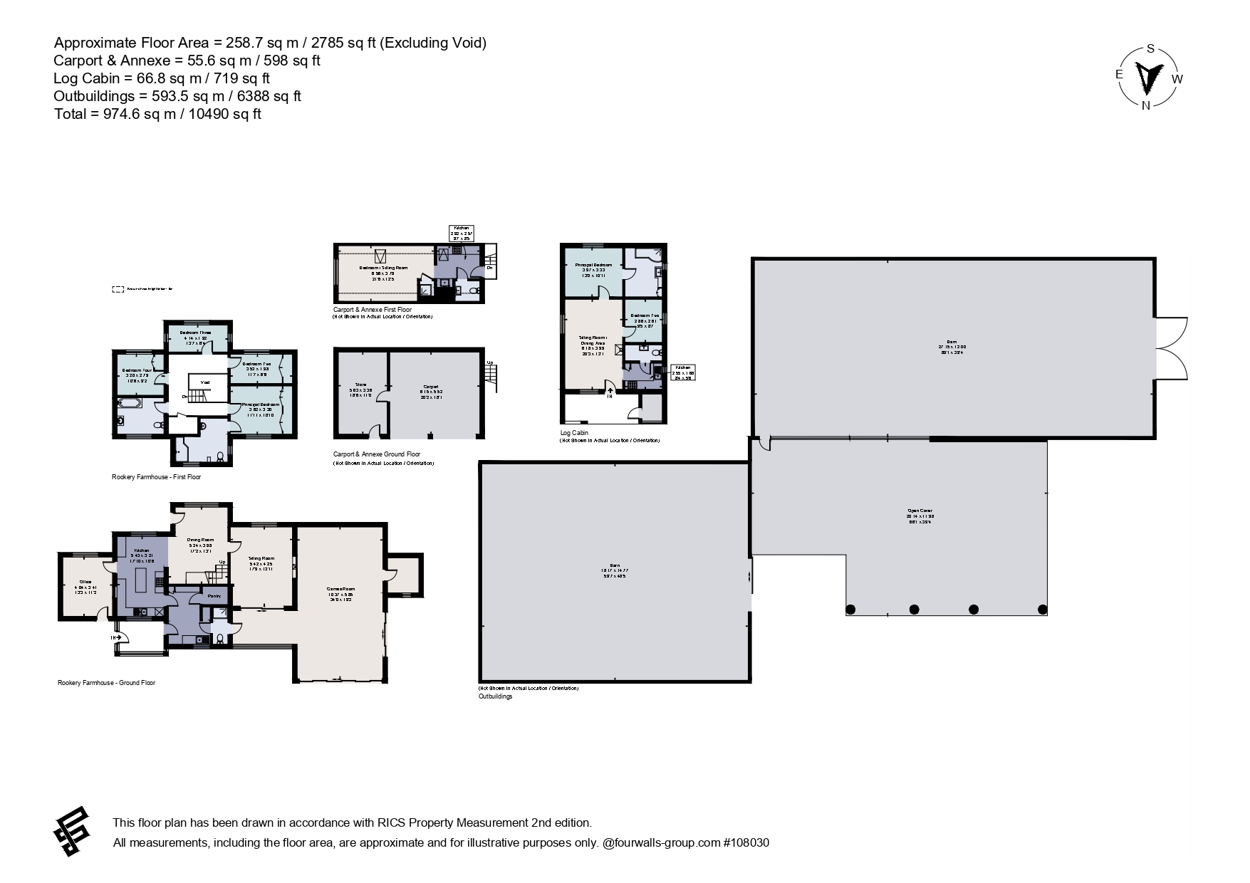 Rookery Farm, Worcestershire floorplan