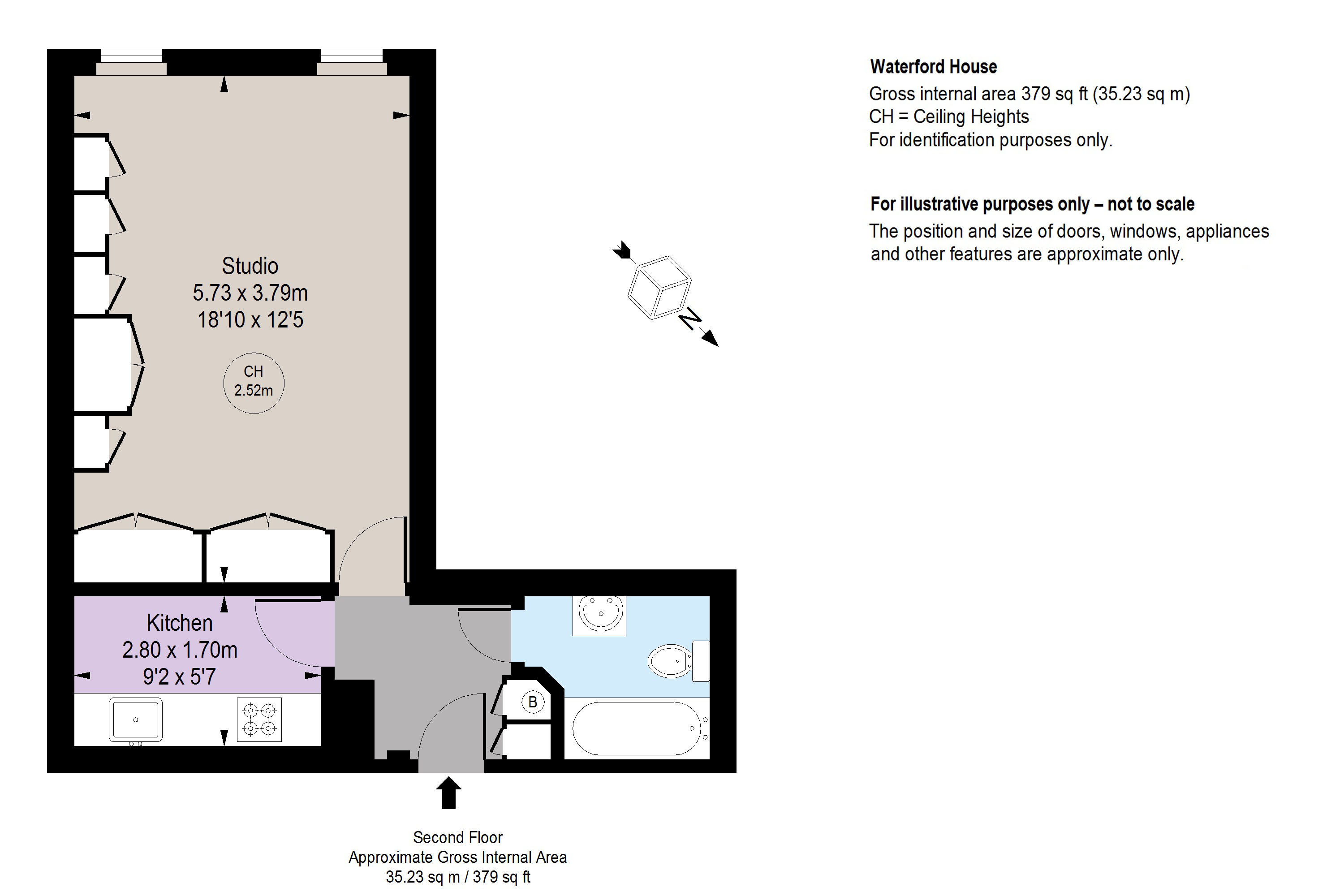 1 Bedrooms Flat to rent in Waterford House, 100-110, Kensington Park Road, London W11