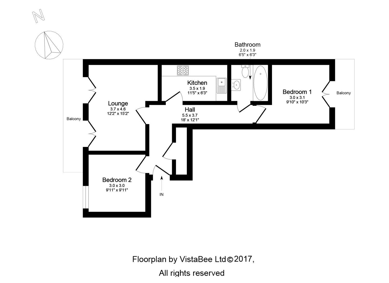 2 Bedrooms Flat to rent in Howard Street, Glasgow G1