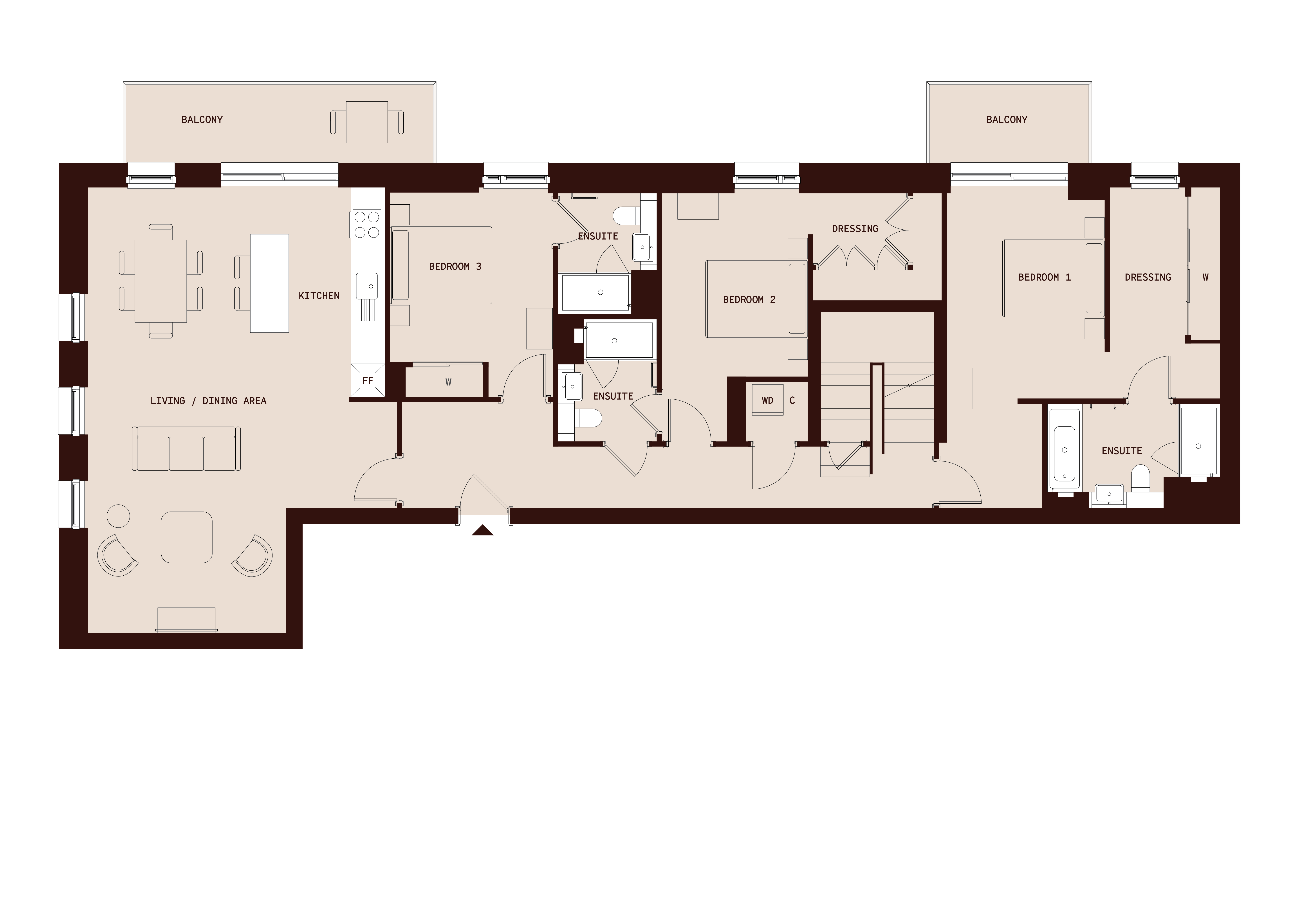 1 East Drive, Colindale floorplan