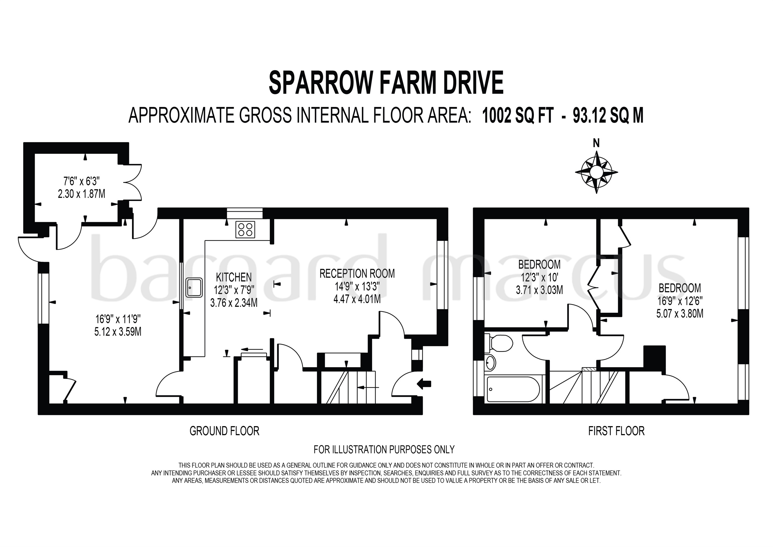 207, Sparrow Farm Drive, Feltham floorplan