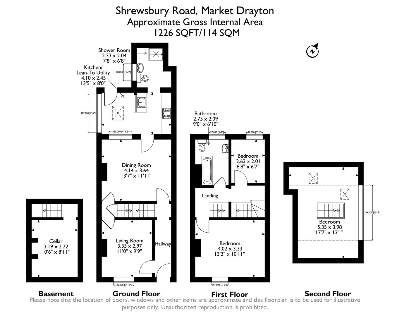 Shrewsbury Road, Market Drayton floorplan