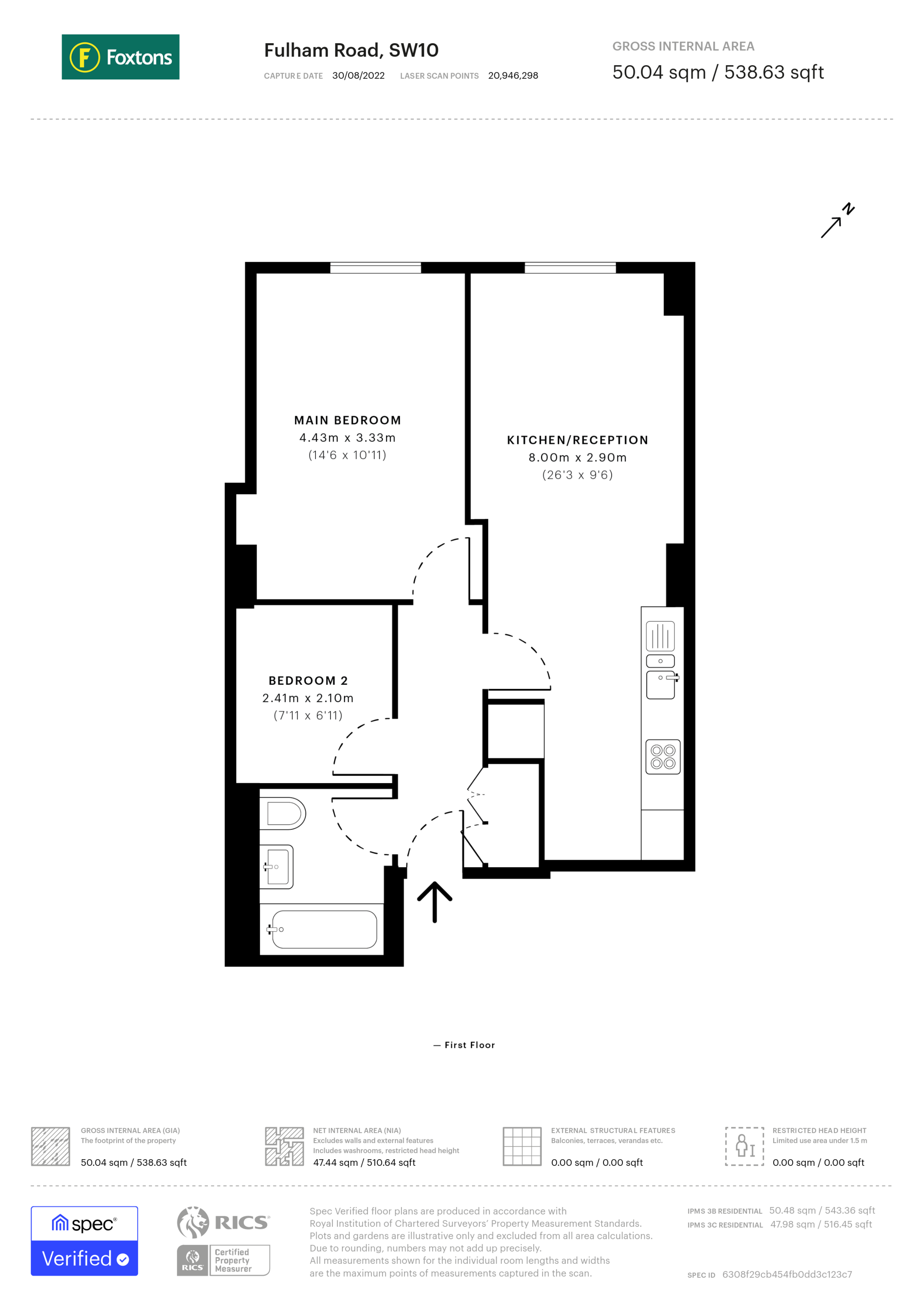Fulham Road, Chelsea floorplan