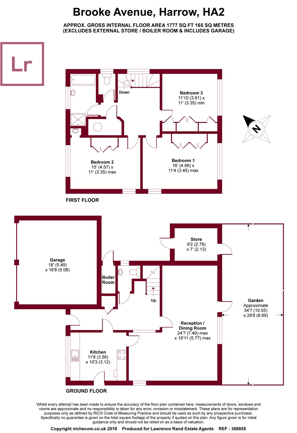 3 Bedrooms Detached house for sale in Brooke Avenue, Harrow, Middlesex HA2