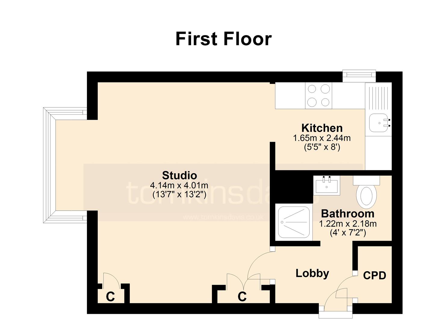 14, Pikestone Close, Hayes floorplan
