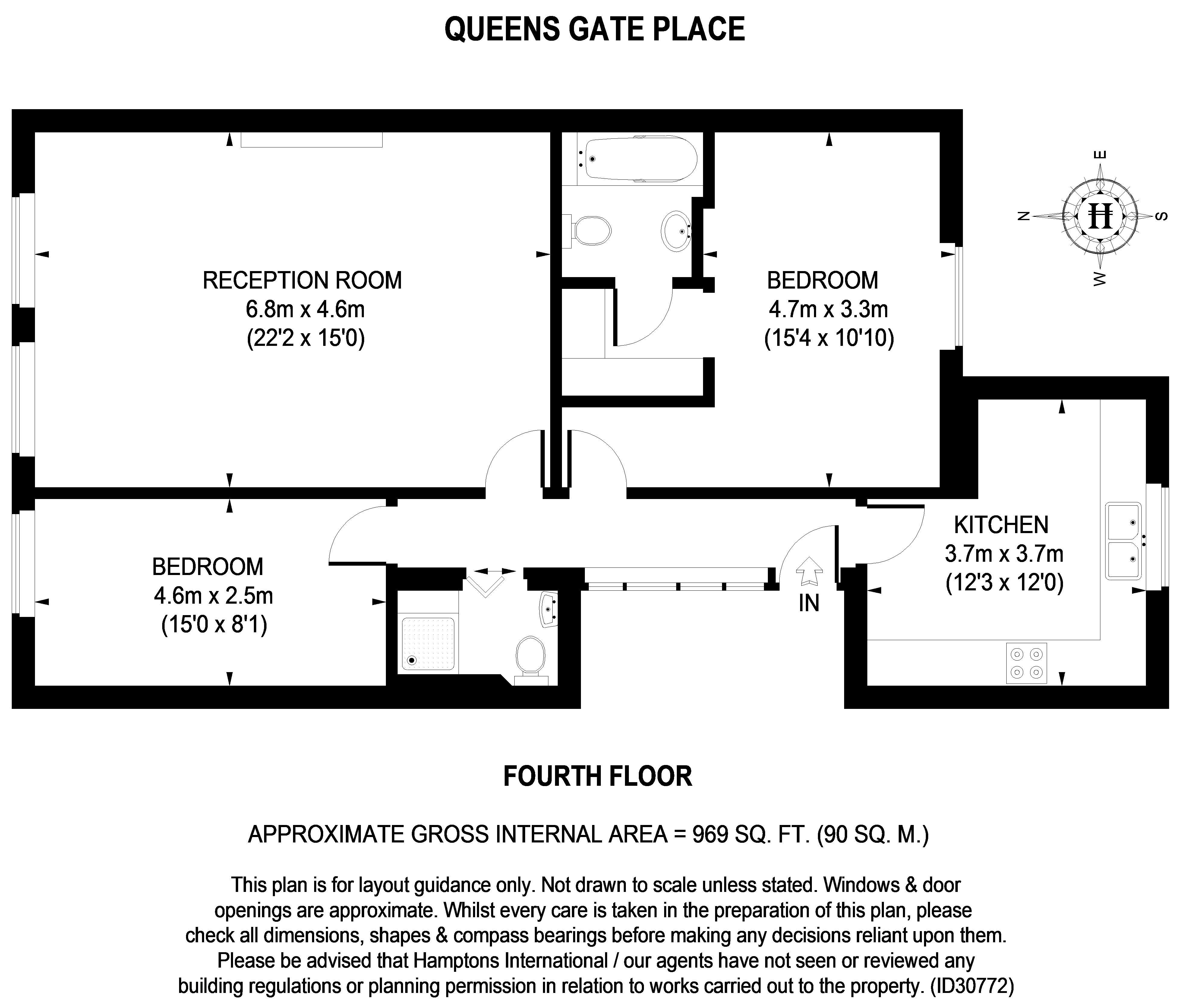 2 Bedrooms Flat to rent in Queen's Gate Place, London SW7
