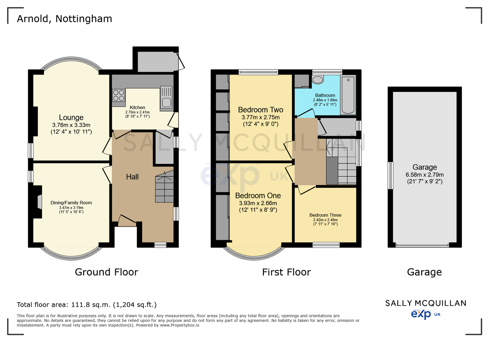 47, Kingswell Road, Arnold floorplan