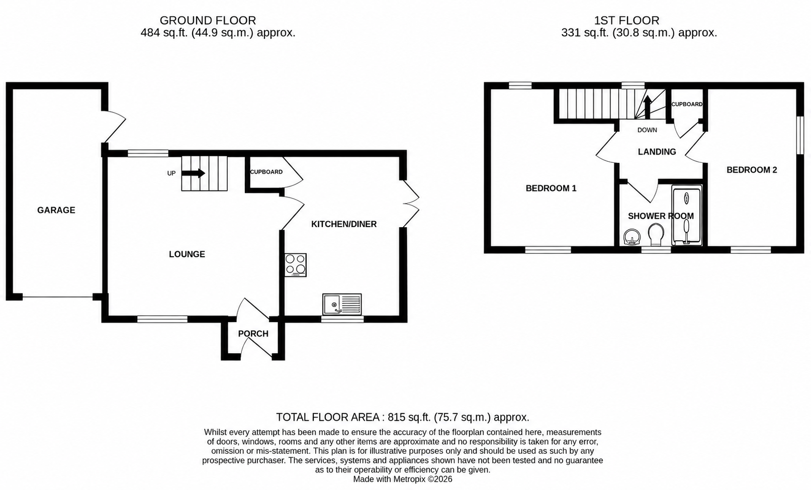 Ketley Close, Colchester floorplan