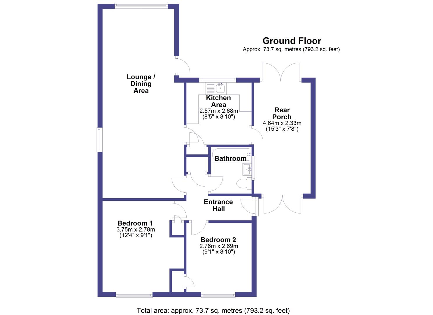 1, Avondale Gardens, Gillingham floorplan