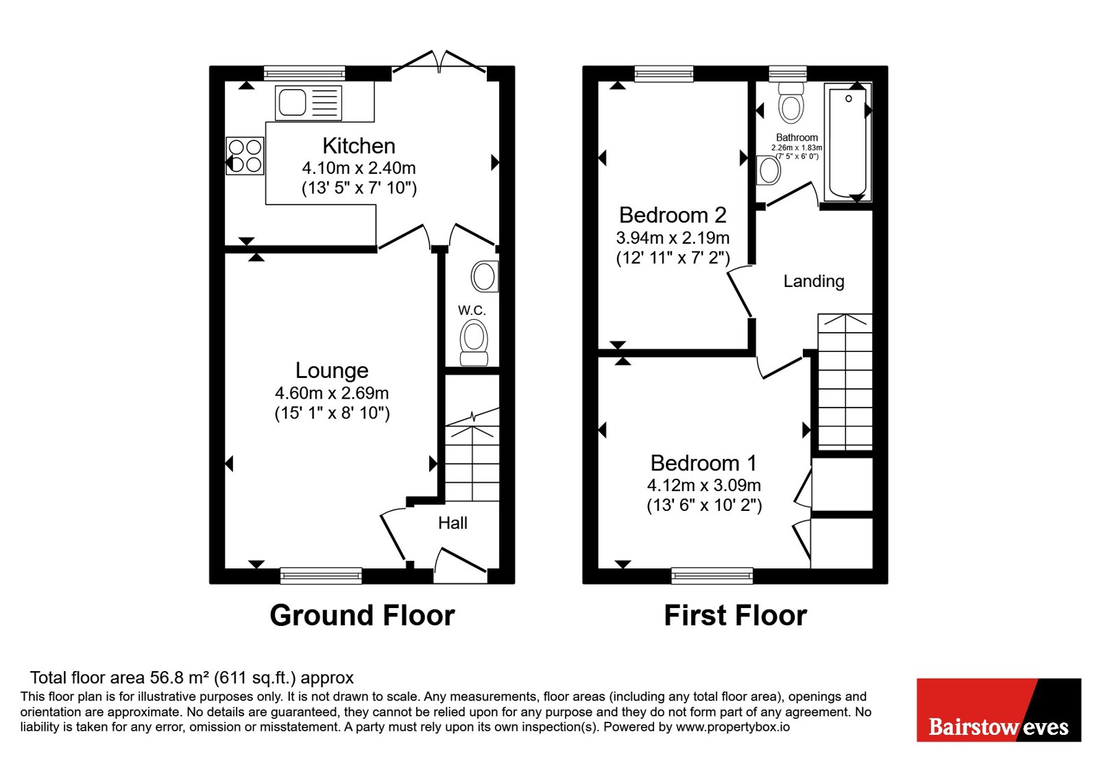 22, Poppy Avenue, Newark floorplan
