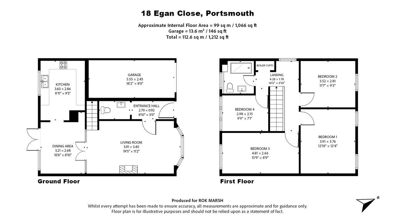 Egan Close, Portsmouth floorplan