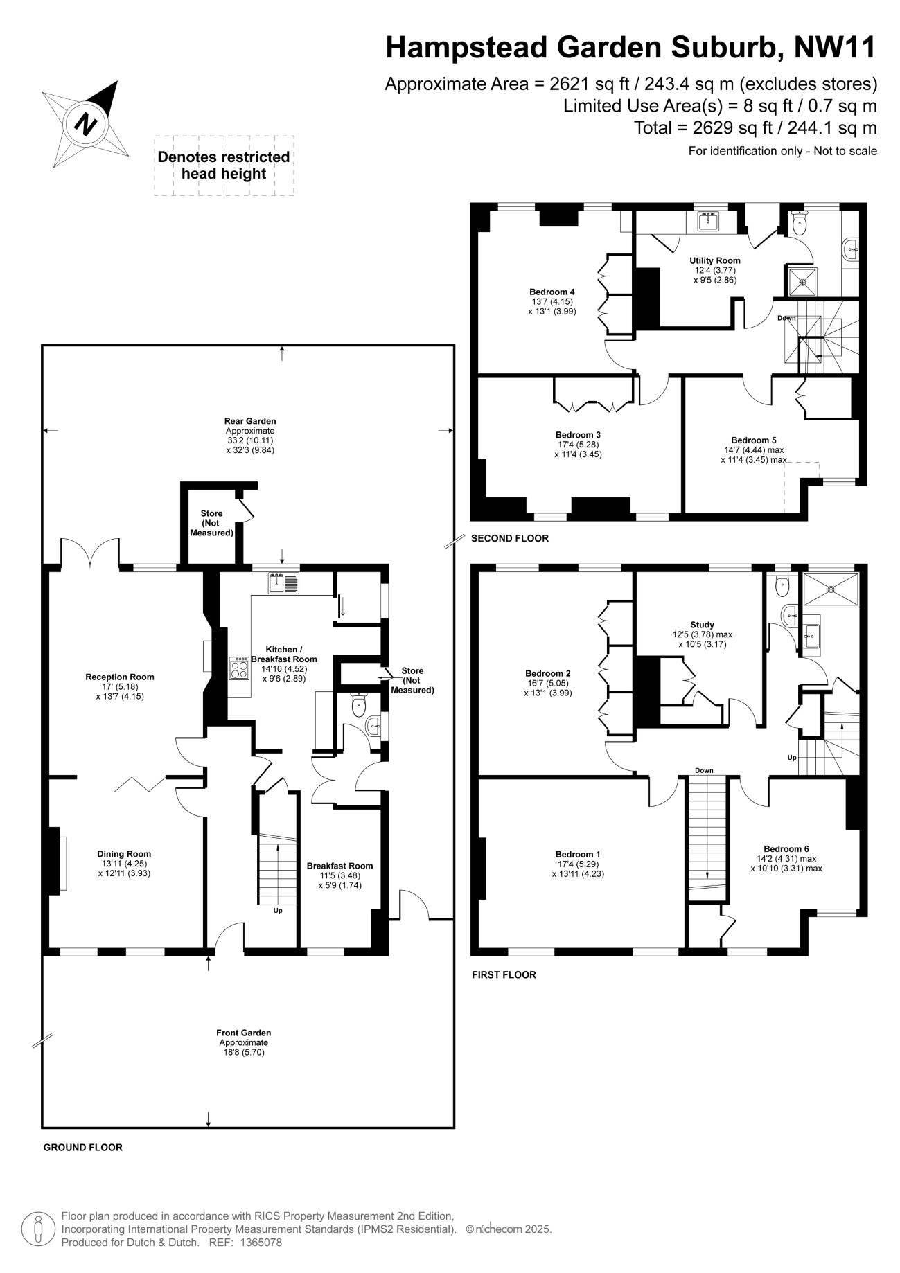 21, Meadway, London floorplan