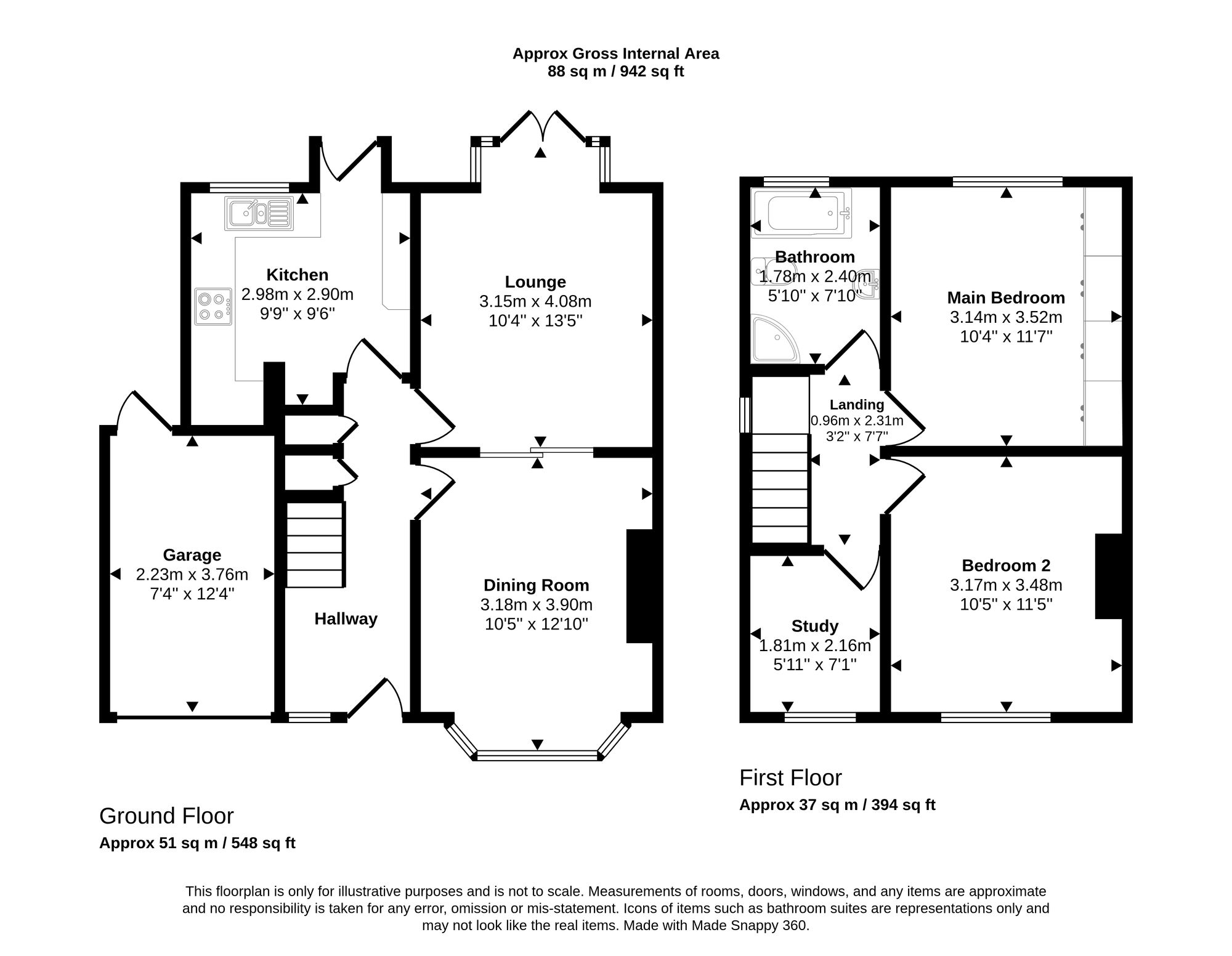 71 Holme Terrace, Wigan floorplan