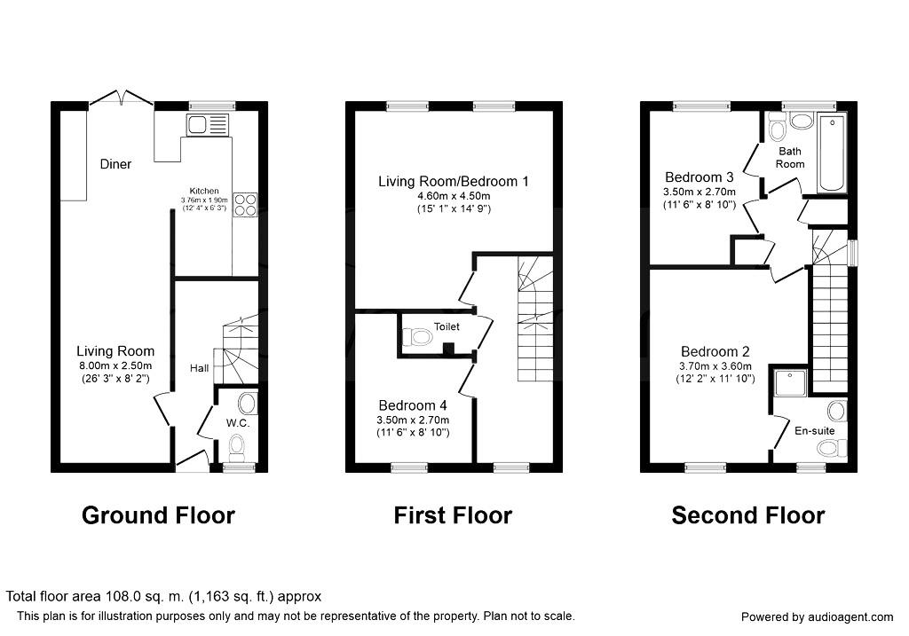 Coleridge Way, Borehamwood WD6, 3 bedroom end terrace house for sale